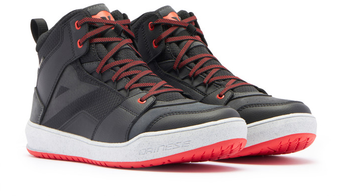 Chaussures moto hommes DAINESE Suburb D-Wp Noir-Blanc-Rouge