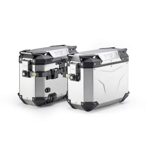 GIVI OBKE37 Trekker Outback Evo pair side cases Aluminium
