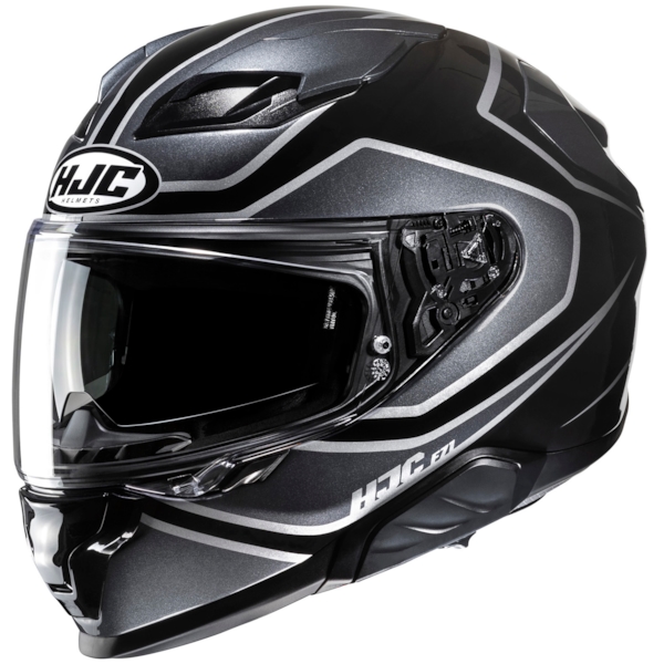 HJC F71 Idle Grey - Black