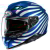HJC F71 Zen Blue - White