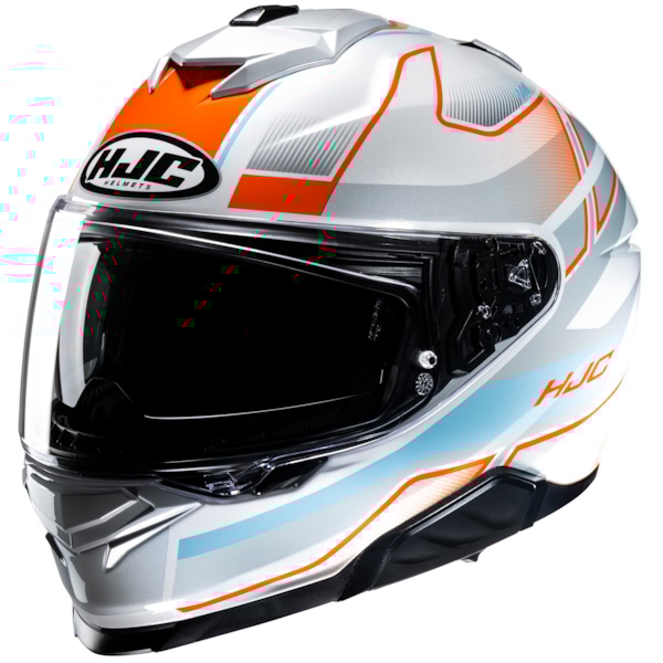 HJC i71 Iorix Blanc - Orange