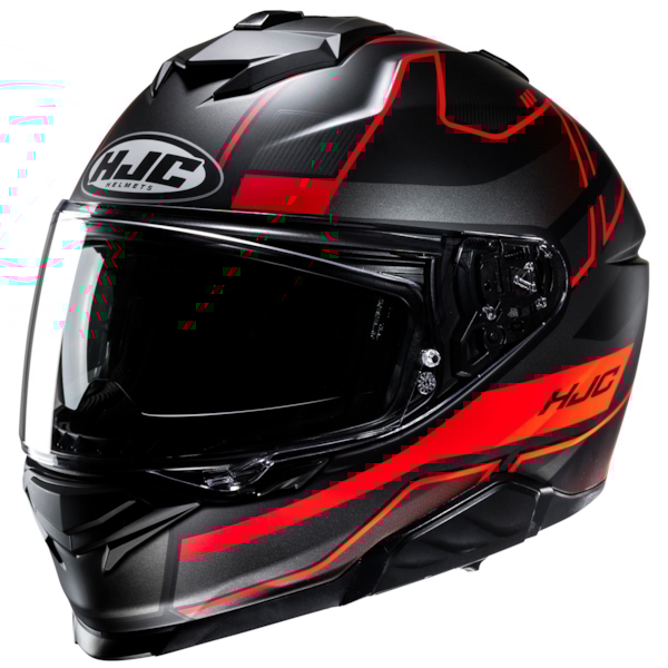 HJC i71 Iorix Mat zwart - Rood