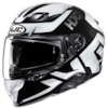 HJC F71 Bard Black - White