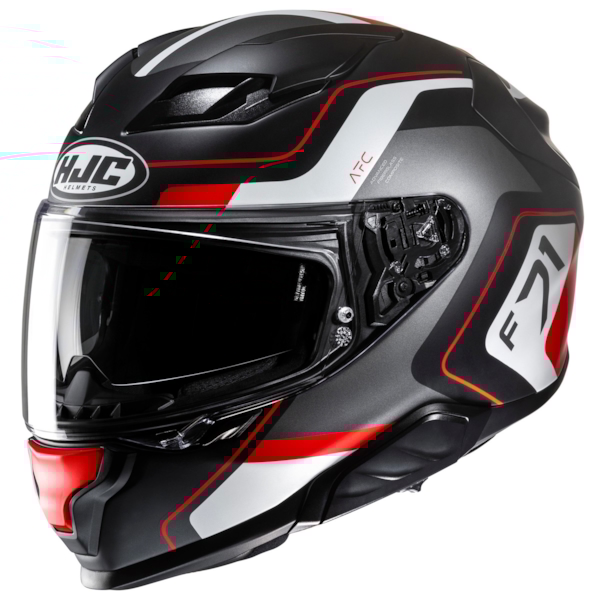 HJC F71 Arcan Mat zwart - Rood