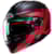 Casque modulable HJC RPHA-91 Abbes Mat noir - Rouge