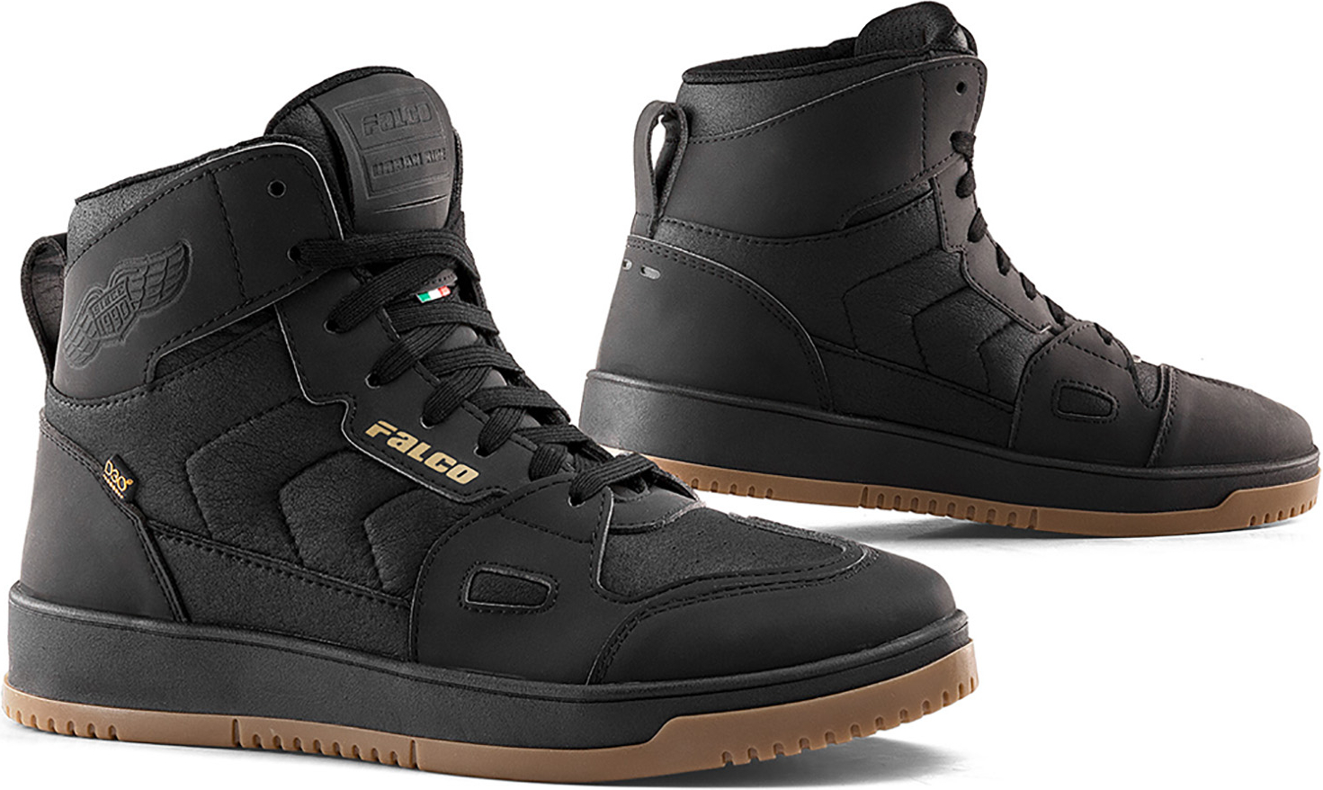 Chaussures moto hommes GIANNI FALCO Harlem Noir