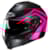 Casque modulable HJC C91N Nepos Mat noir - Rose