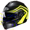 HJC C91N Nepos Matt black - Yellow