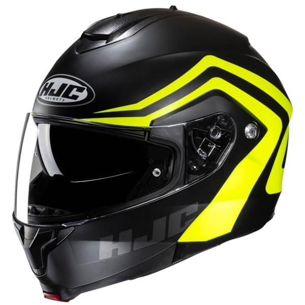 HJC C91N Nepos Matt black - Yellow