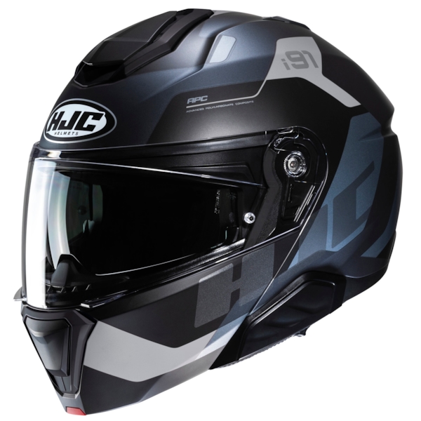 HJC i91 Carst Mat noir - Gris
