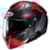Casque modulable HJC i91 Carst Mat noir - Rouge