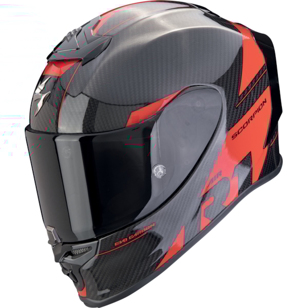 SCORPION EXO-R1 Evo Carbon Air Rally Zwart-Rood