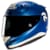 Full-face helmet HJC RPHA-12 Enoth Matt blue - White