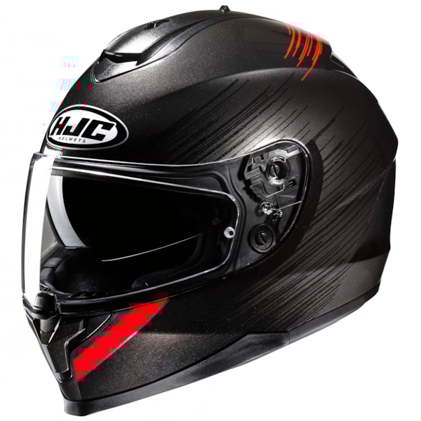HJC C70N Sway Grey - Red
