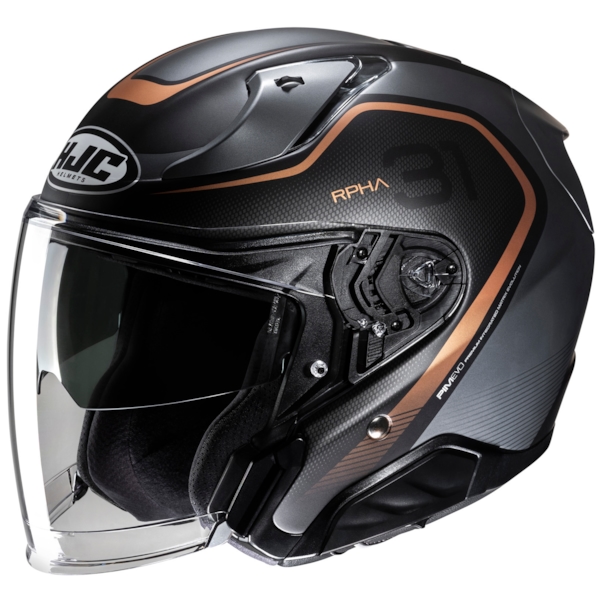 HJC RPHA-31 Kouv Mat zwart - Brons