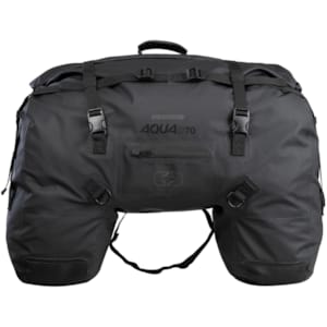 Zadel- en pakdragertassen OXFORD Aqua D-70 Duffle Bag Zwart