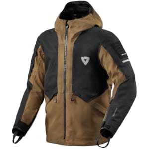 Men's textile motorcycle jacket REV'IT! Tectonic H2O Black - Brown