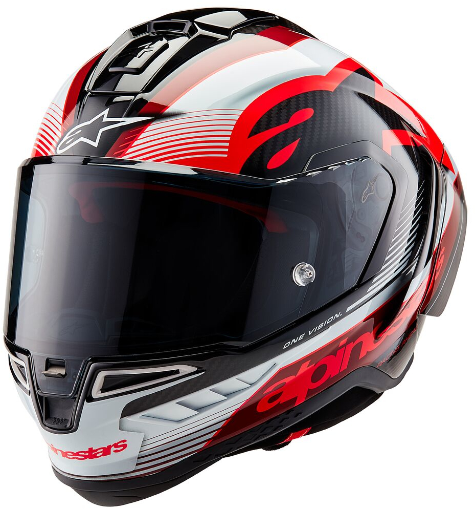 ALPINESTARS Supertech R10 Team Carbon-Rouge-Blanc