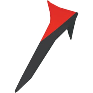 Alpinestars parts S-R10 Standard spoiler Element Black Carbon-Bright Red-White