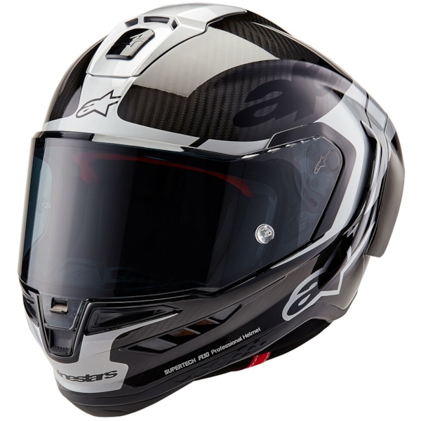 ALPINESTARS Supertech R10 Element Zwart Carbon-Zilver-Zwart