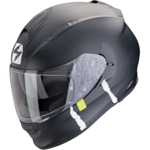 Casque intégral SCORPION EXO-491 Code Mat Noir-Argent