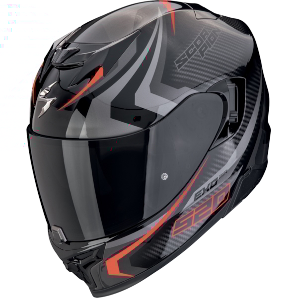 SCORPION EXO-520 Evo Air Terra Black-Silver-Red