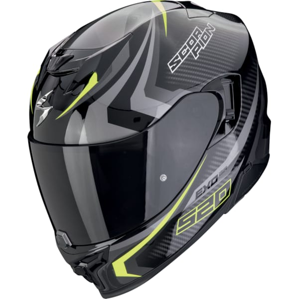 SCORPION EXO-520 Evo Air Terra Noir-Argent-Jaune