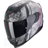 SCORPION EXO-520 Evo Air Fasta Mat Zwart-Zilver-Roze