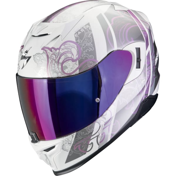 SCORPION EXO-520 Evo Air Fasta Wit-Voilet