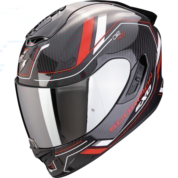 SCORPION EXO-1400 Evo II Air Carbon Mirage Noir-Rouge-Blanc