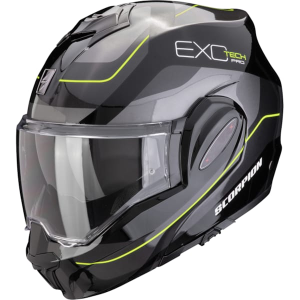 SCORPION EXO-Tech Evo Pro Commuta Black-Silver-Yellow