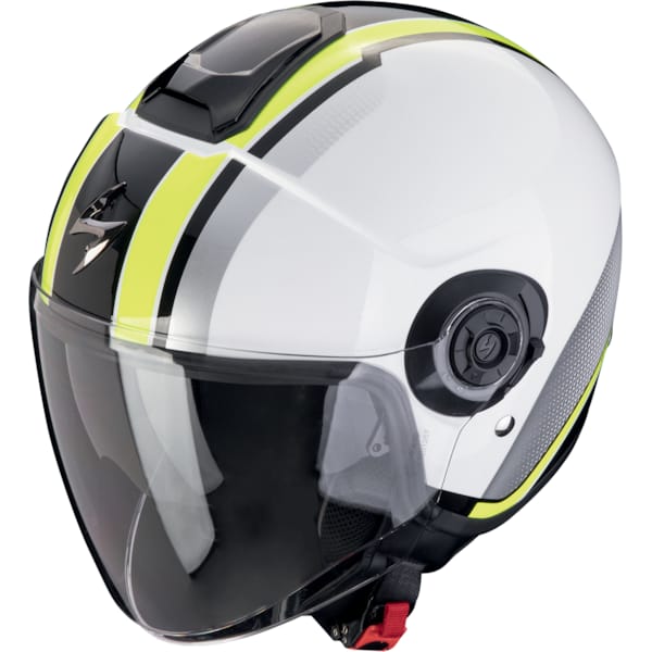 SCORPION EXO-City II Vel White-Fluo Yellow