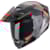 Casque modulable SCORPION ADX-2 Galane Argent-Noir-Red