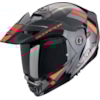 SCORPION ADX-2 Galane Zilver-Zwart-Rood