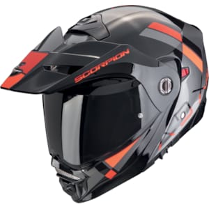 Modular helmet SCORPION ADX-2 Galane Silver-Black-Red