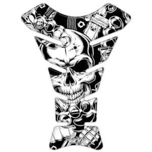 Tankpads KEITI Tankpad Skull brass knuckles