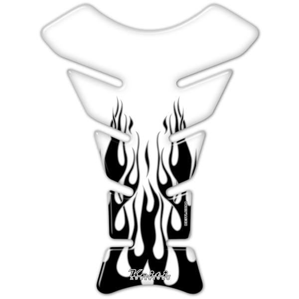 KEITI Tank pad Clear flames
