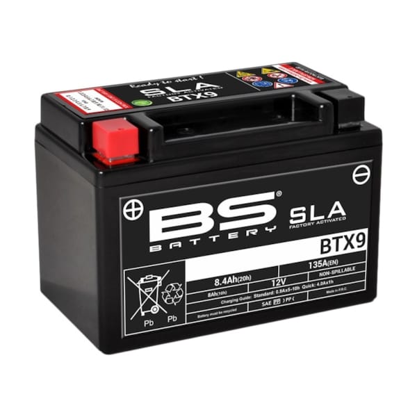 BS BATTERY Batterie fermée sans entretien BTX9 SLA