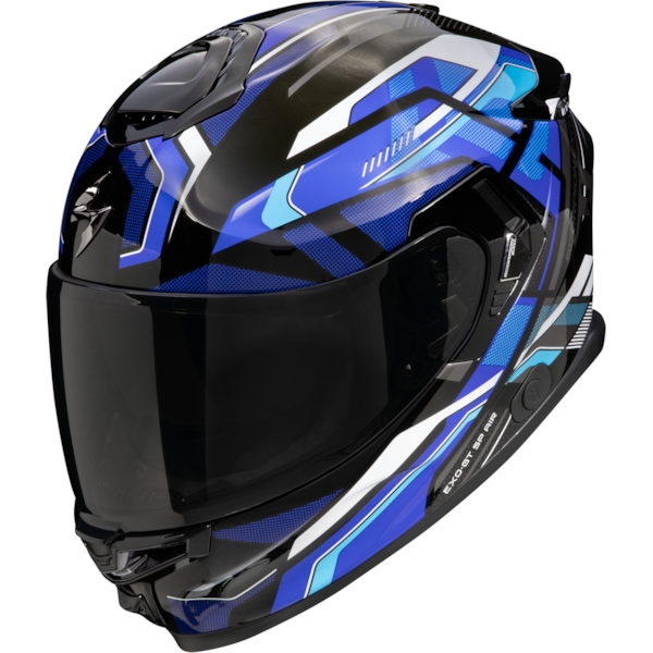 SCORPION EXO-GT SP Air Augusta Zwart-Grijs-Blauw