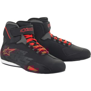 Motorschoenen ALPINESTARS Sektor Shoes Zwart-Helder Rood