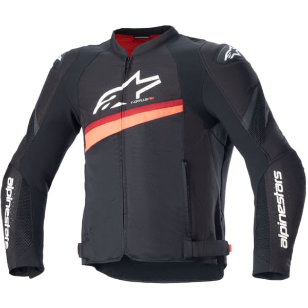 ALPINESTARS T-GP Plus R V4 Airflow Jacket Zwart-Rood Fluo