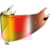 Shark Vizier VZ300 Iridium rood (Pinlock voorbereid)