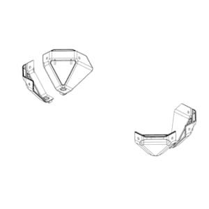 Pièces GIVI 4 coins de renforcement OBKE Z4997R
