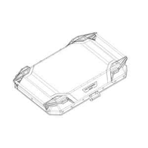 Case bottom & lid cases GIVI OBKE58 Top Shell ZOBKE58BCM alu black