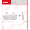 TRW Plaquettes de frein MCB562TRQ Sinter track
