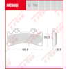 TRW Brake pads MCB656TRQ Sinter track