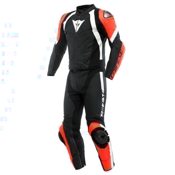 DAINESE Avro 4 Mat Zwart-Fluo Rood-Wit