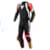 Combinaison deux-pièces DAINESE Avro 4 Noir Mat-Rouge Fluo-Blanc