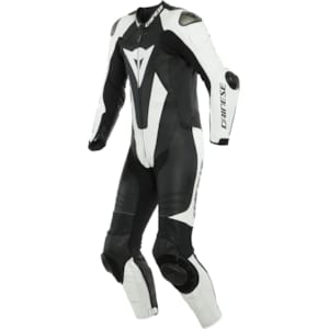 Combinaison en une pièce DAINESE Laguna Seca 5 Perforé Noir-Blanc Court