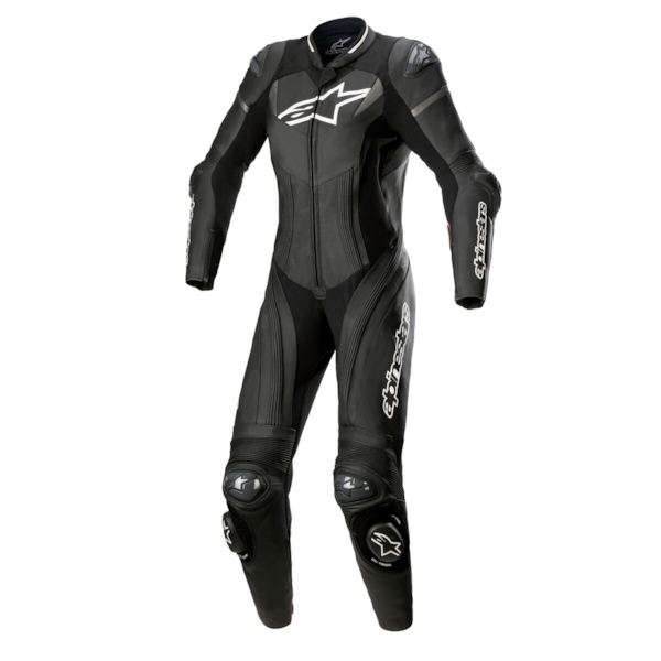 ALPINESTARS Stella GP Plus 1PC Suit Noir-Blanc-Gris Métallique